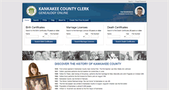 Desktop Screenshot of kankakeegenealogy.com